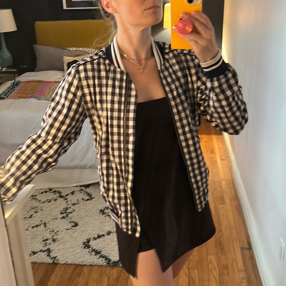 •Gingham Jacket•